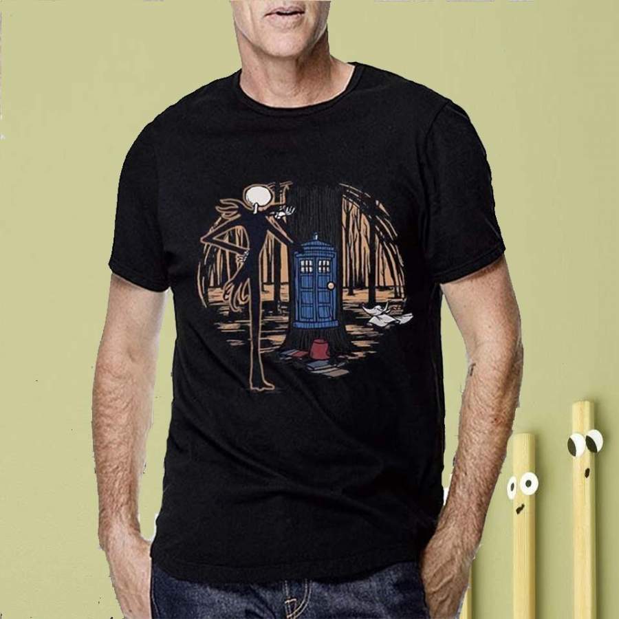 Fashion Men’s T-Shirt Doctor Who Nightmare Before Christmas
