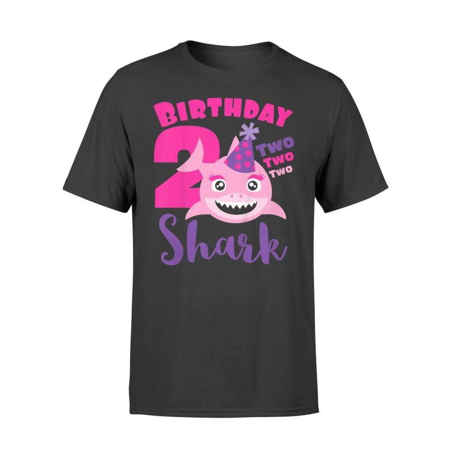 2nd Birthday Gift Idea Shark Kids Baby Shark for Girls – Doo Doo Doo – Premium T-shirt