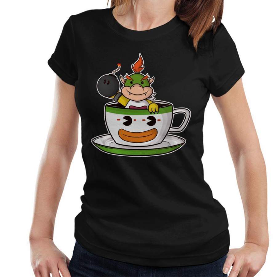 Koopa Tea Bowser Super Mario Bros Women’s T-Shirt