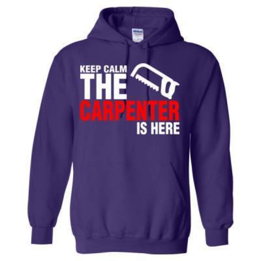 AGR Keep Calm The Carpenter Is Here – Heavy Blend™ Hooded Sweatshirt