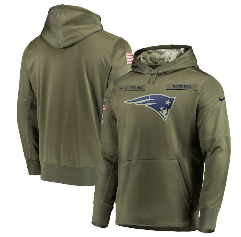 New England Patriots Men’s cashmere Salute to Service Hoodie