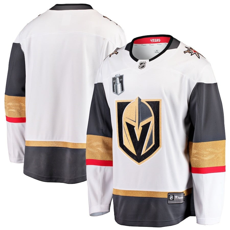 Vegas Golden Knights 2023 Stanley Cup Final Away Breakaway Jersey – White