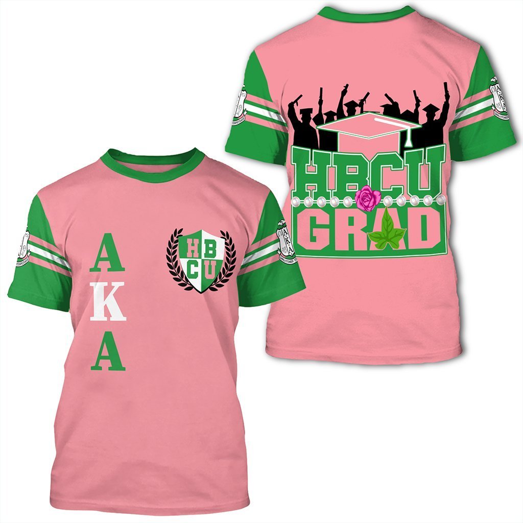 Greek Life T-Shirt – Alpha Kappa Alpha Hbcu Graduation Pareeshy T-Shirt