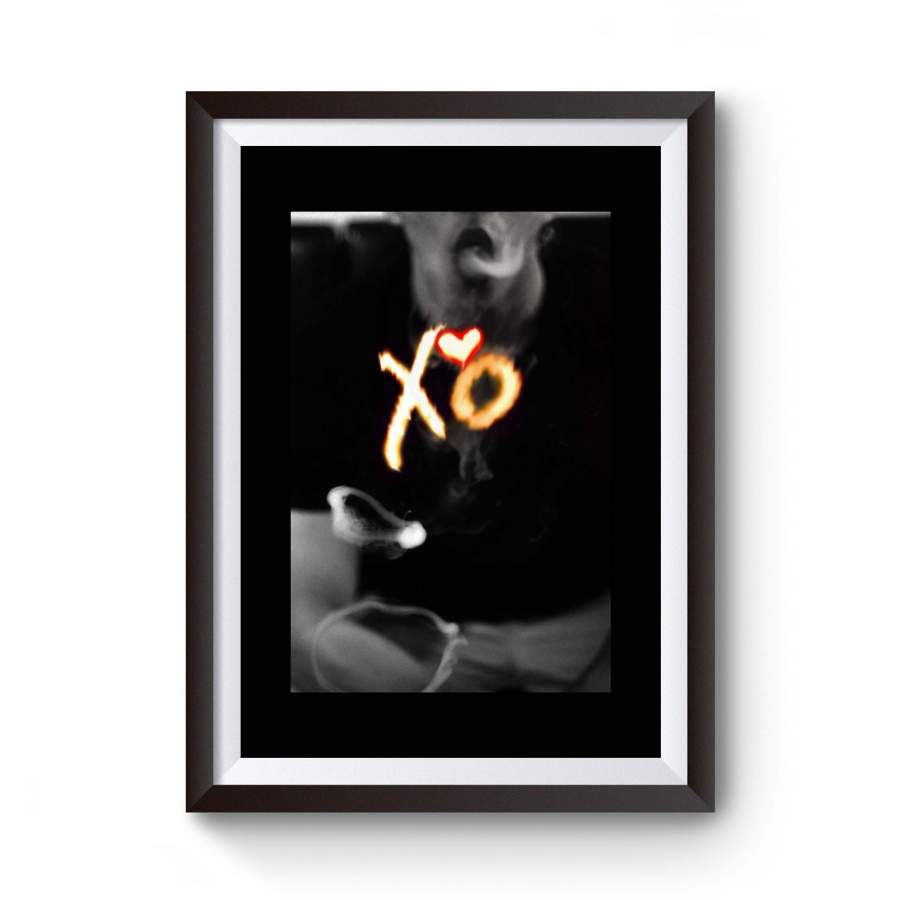 Xo The Weeknd Drake Heart Poster