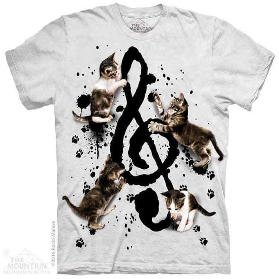 Music Kittens Adult T-Shirt