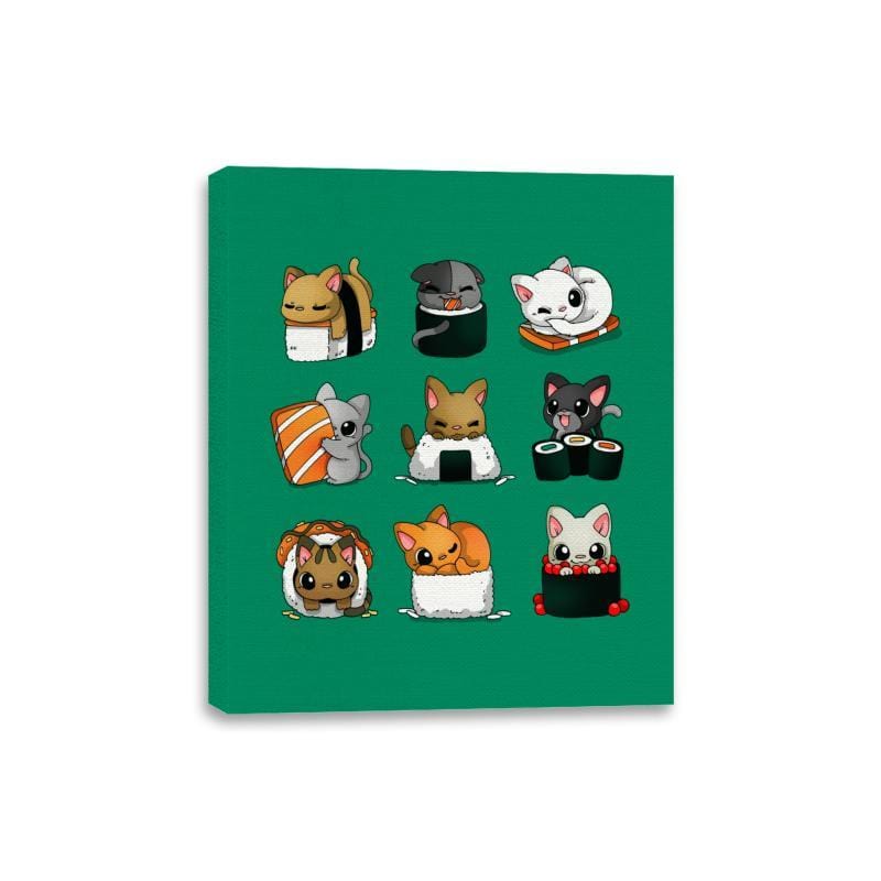 Sushi Kittens – Canvas Wraps