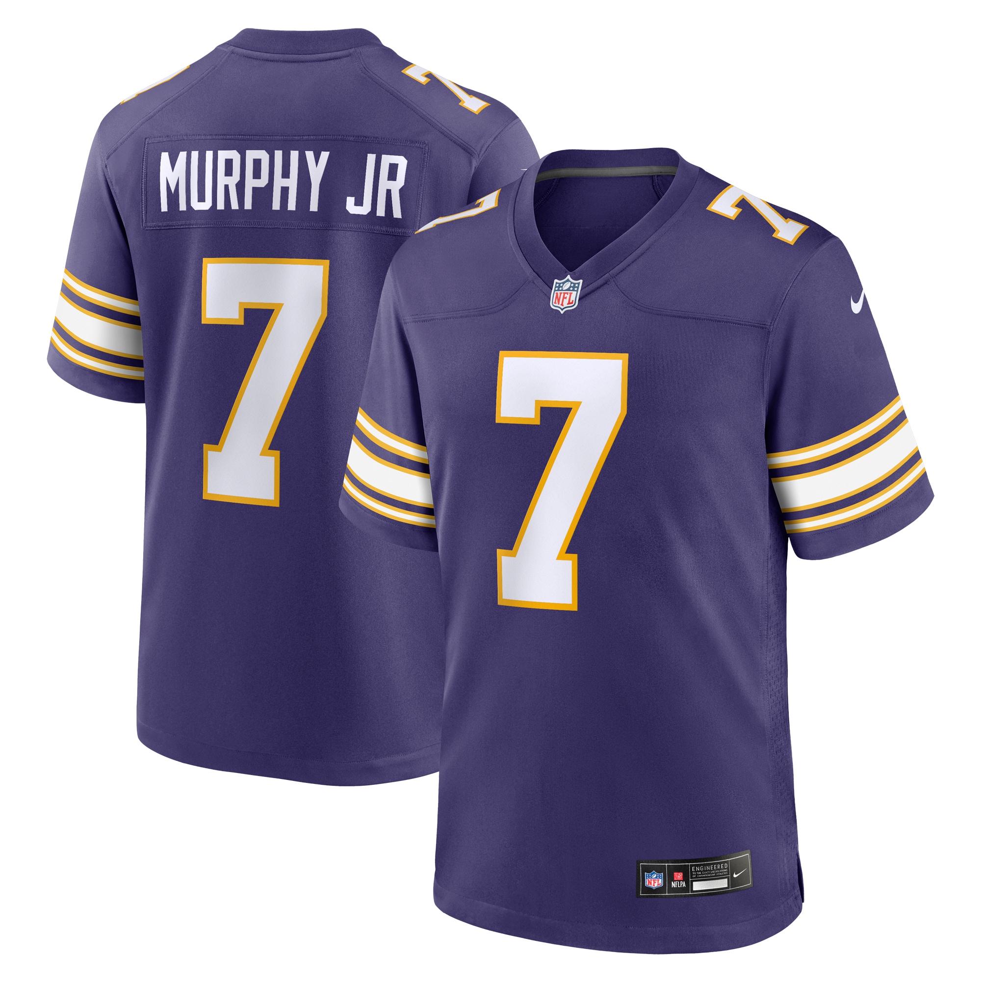 Byron Murphy Jr. Minnesota Vikings Classic Player Game Jersey – Purple