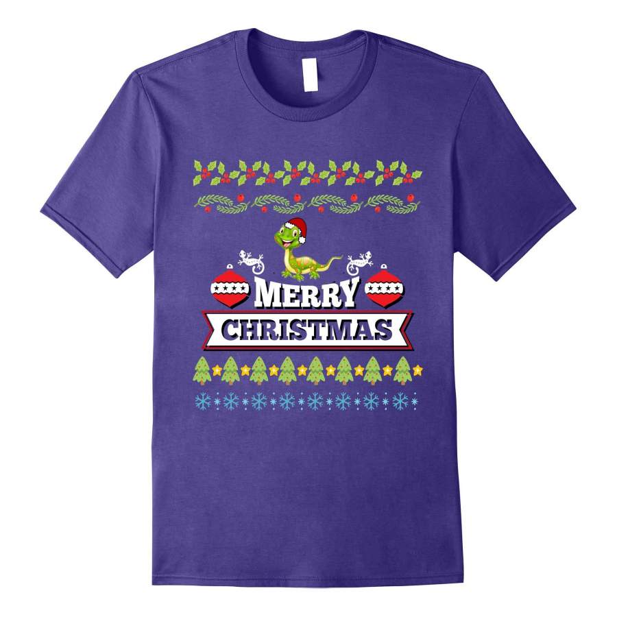 Bearded Dragon Christmas Ugly Sweater T-Shirt