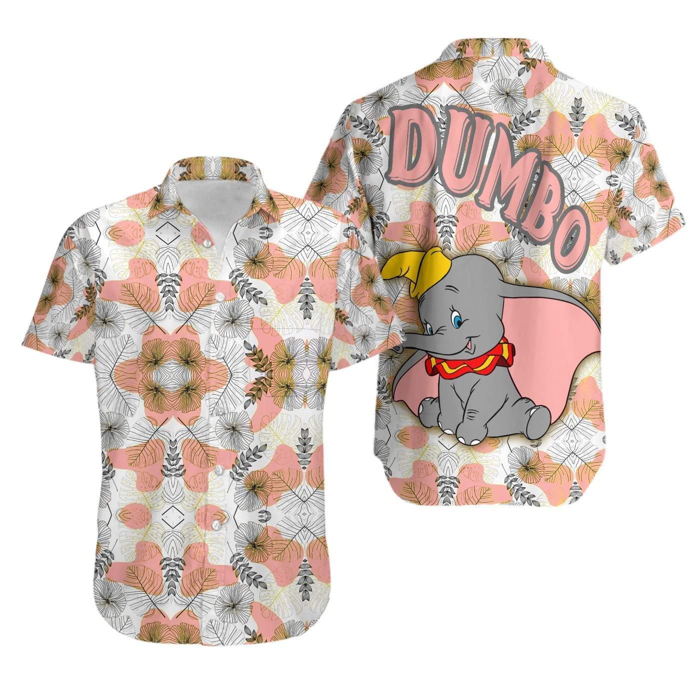 Dumbo Pink Summer Hawaii Shirt Hawaii For Women Men Hawaii Custom Ha18589