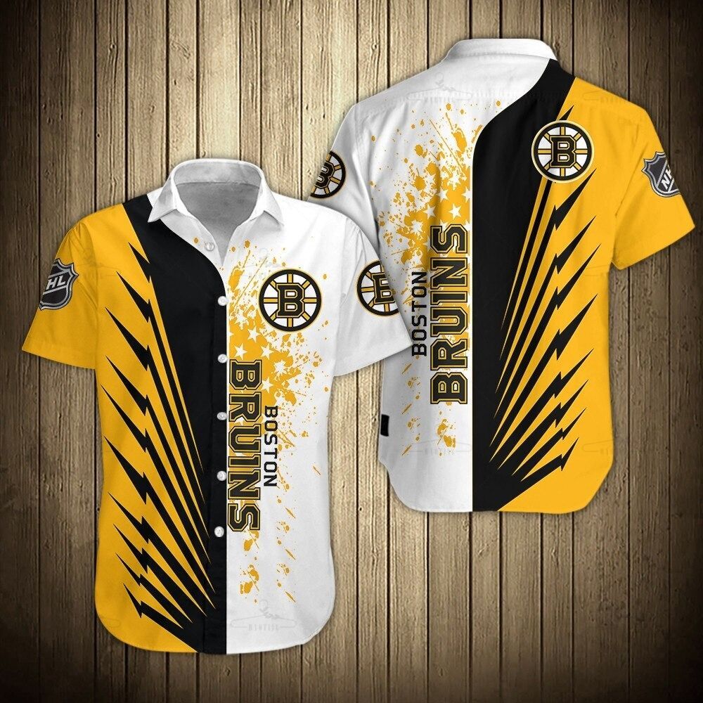 Boston Bruins Shirts 3D Color Cool Short Sleeve