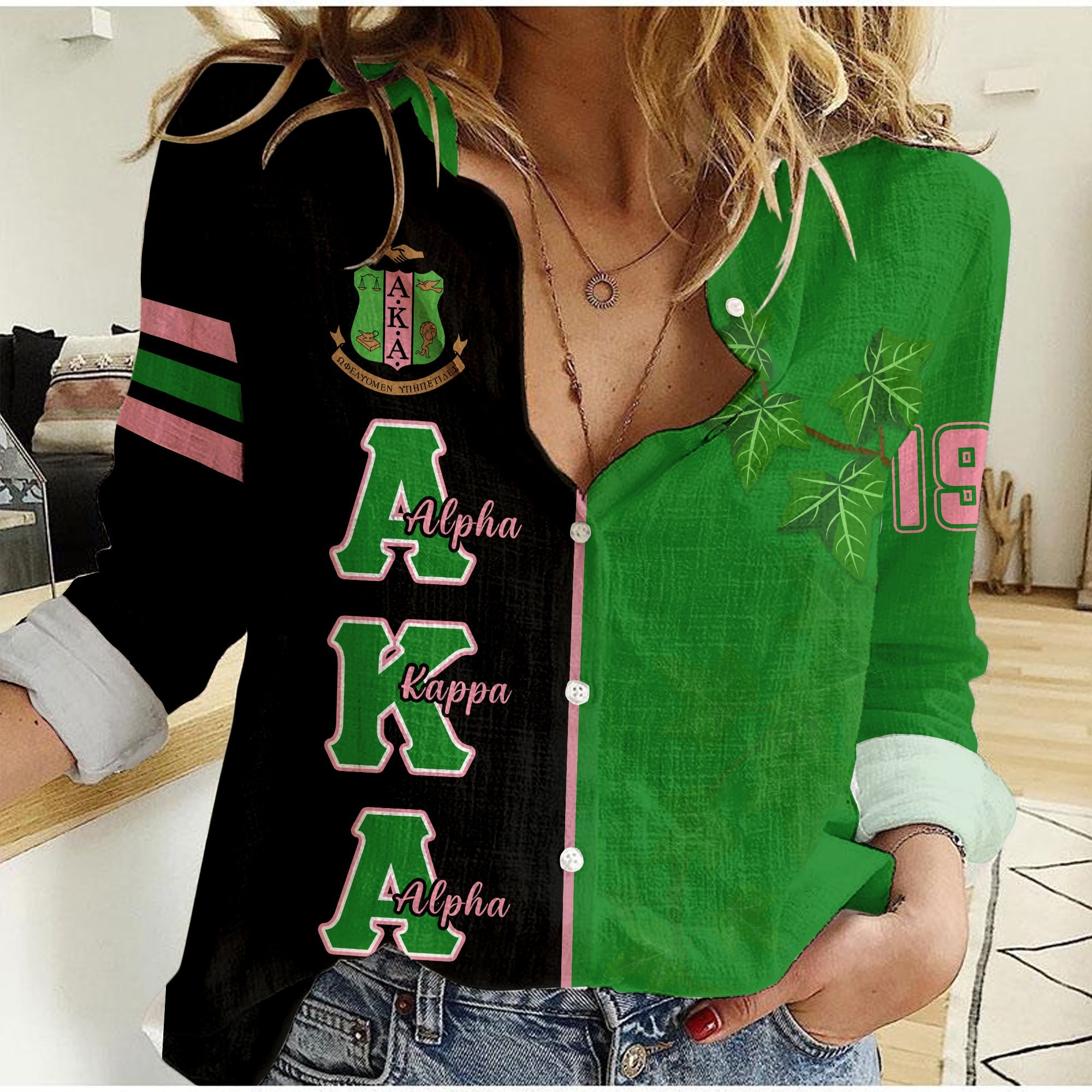 Alpha Kappa Alpha Women Casual Shirt Pretty Girls 1908 Impressive