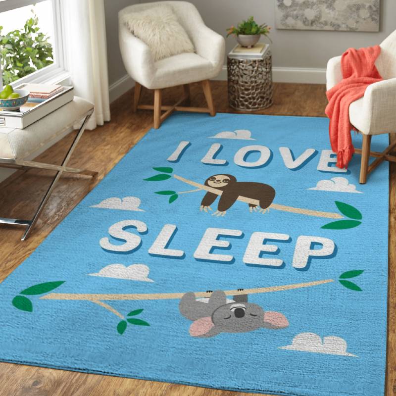 I love sleep – Animals Area Rug Carpet