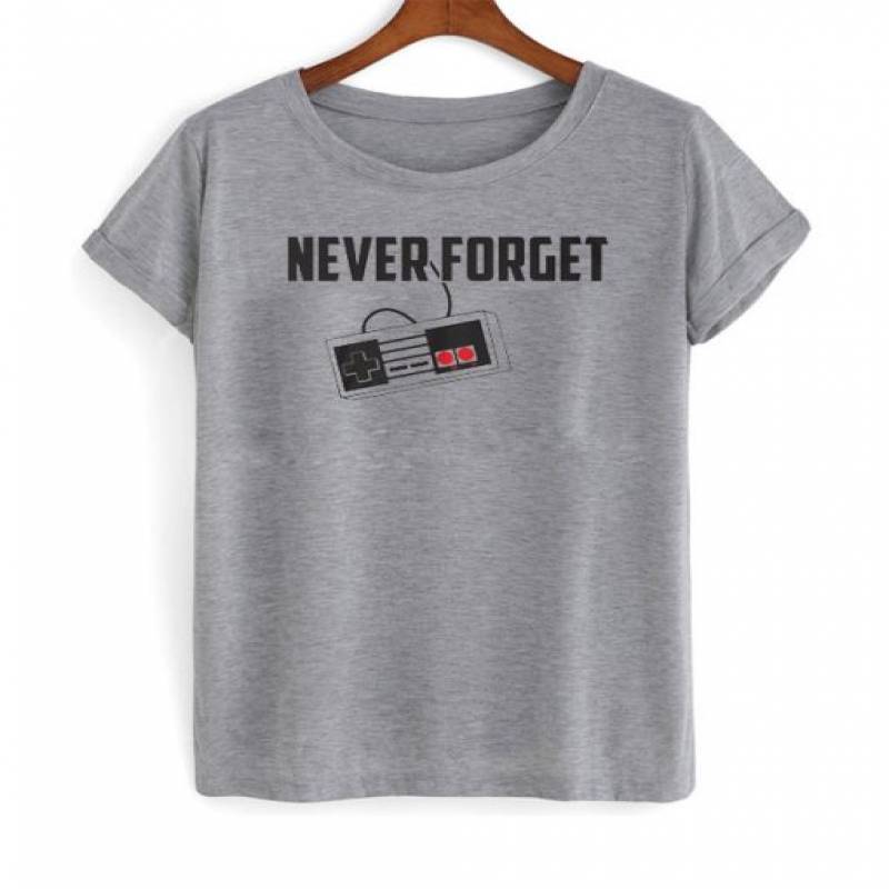 Never Forget Video Games T Shirt