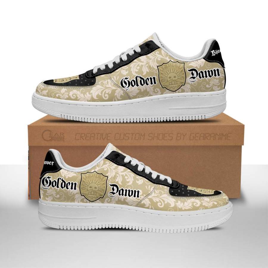 Black Clover Shoes Magic Knights Squad Golden Dawn Air Sneakers Anime