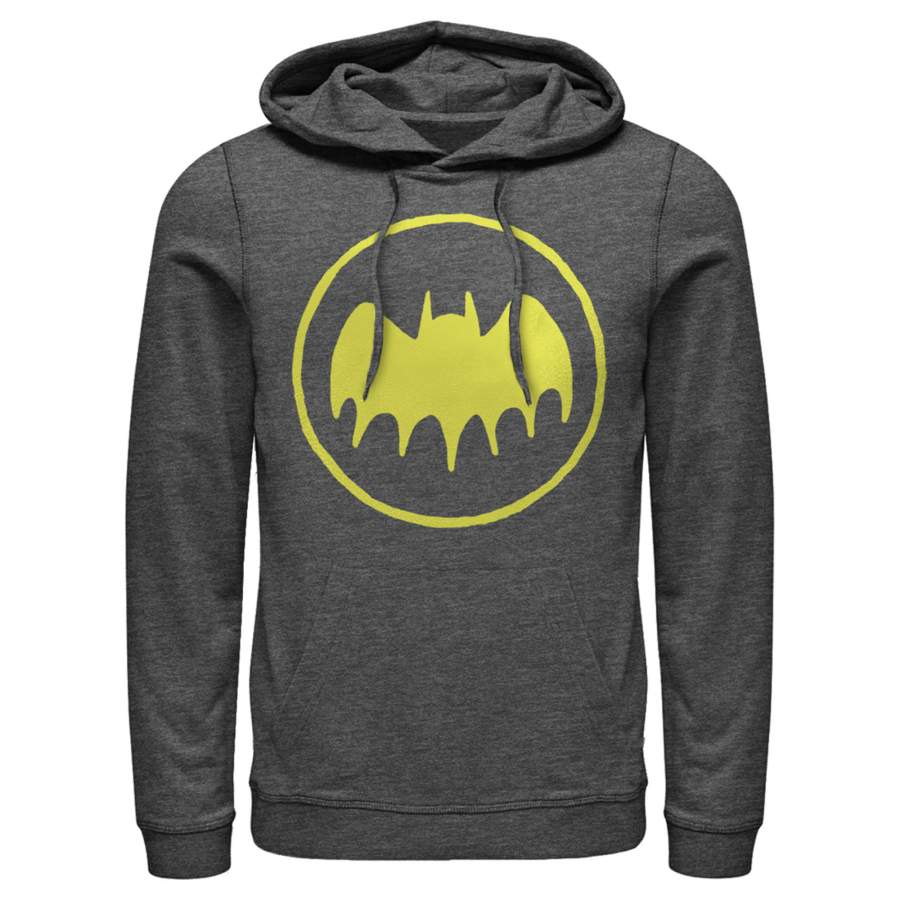 Batman Men’s Logo Cute Cartoon  Lightweight Hoodie