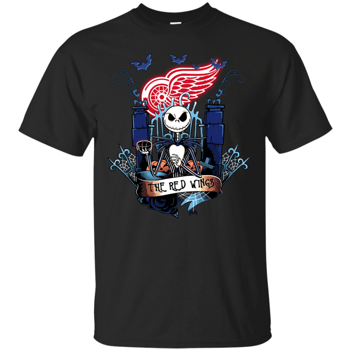 Discover Cool Detroit Red Wings Halloween The Nightmare Before Christmas Shirts