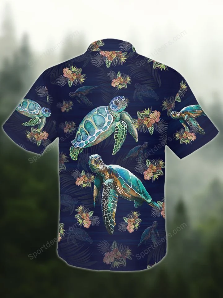 Ocean Turtle Tropical Hawaii Summer Hawaii Shirts For Aloha Beach Shirt Ha36648