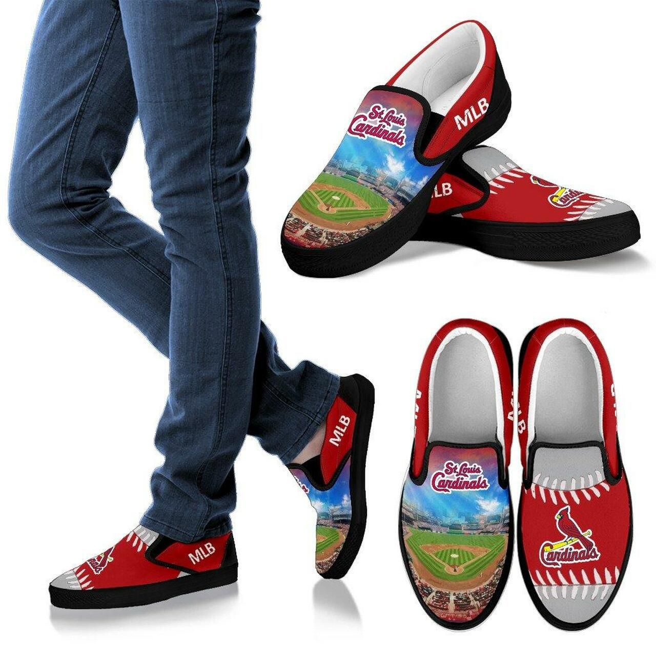 St. Louis Cardinals Slip-On Slip On Shoes Proud Of Stadium Shoes16240