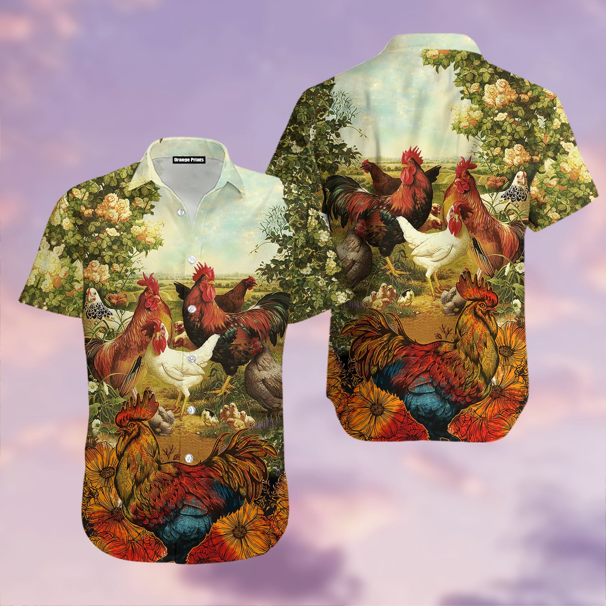 Rooster Hawaii Shirt For Men Women Adult Ha81420