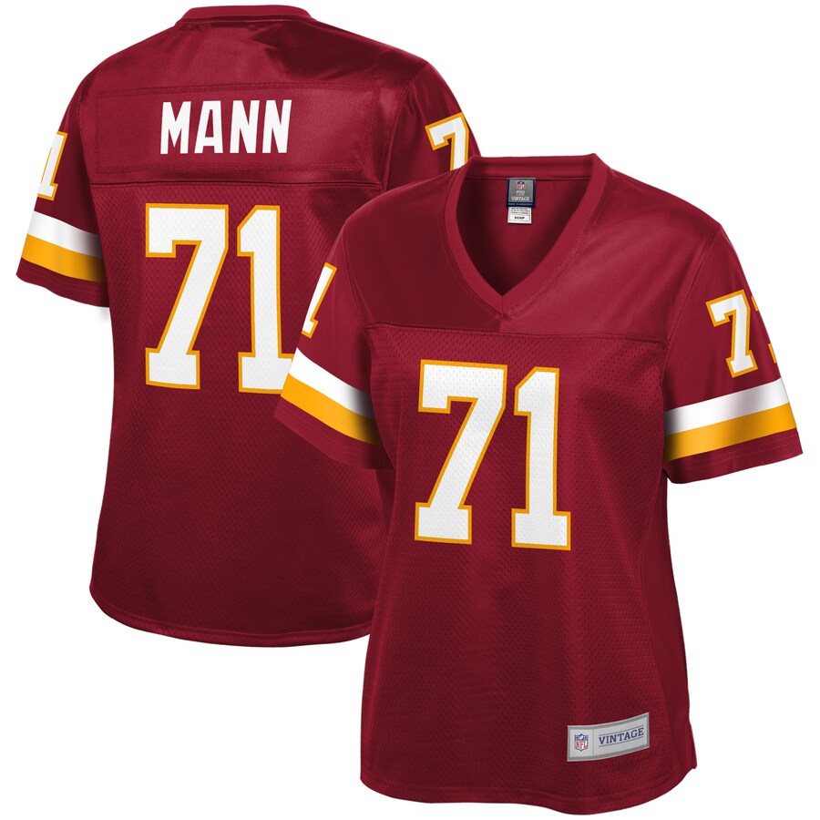 Charles Mann Washington Redskins NFL Pro Line Womens Retired Player Jersey – Burgundy