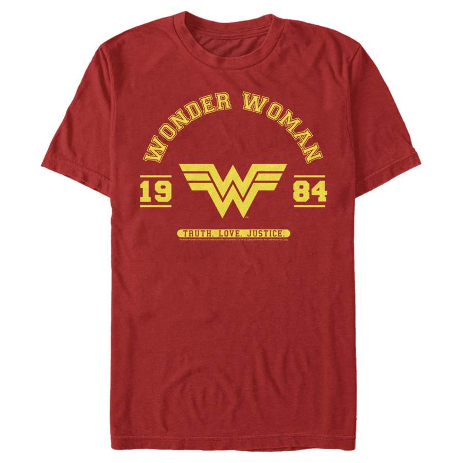 Wonder Woman 1984 Men’s WW Collegiate  T-Shirt