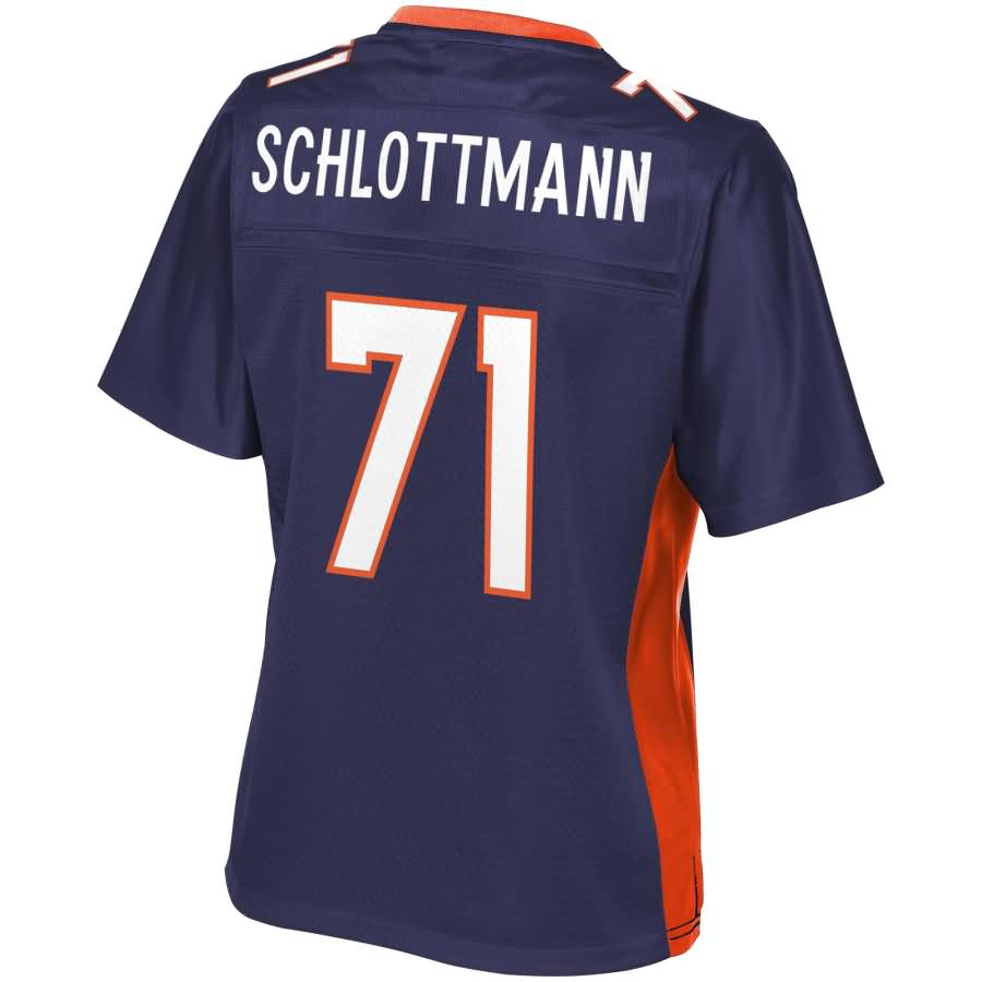 Austin Schlottmann Denver Broncos NFL Pro Line Womens Alternate Player Jersey – Navy