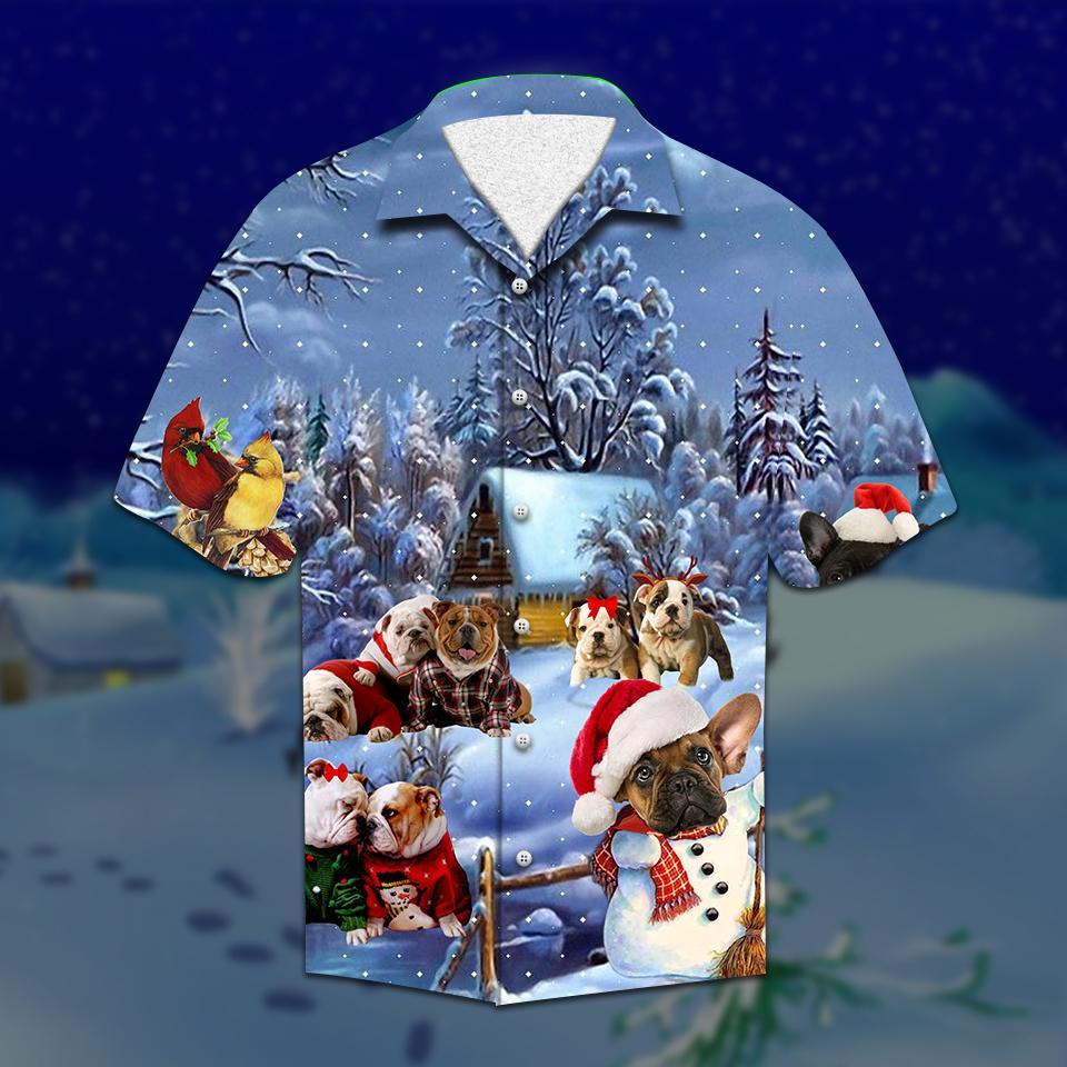 American Bulldog Christmas Hawaii Shirt For Men Women Adult Ha41169