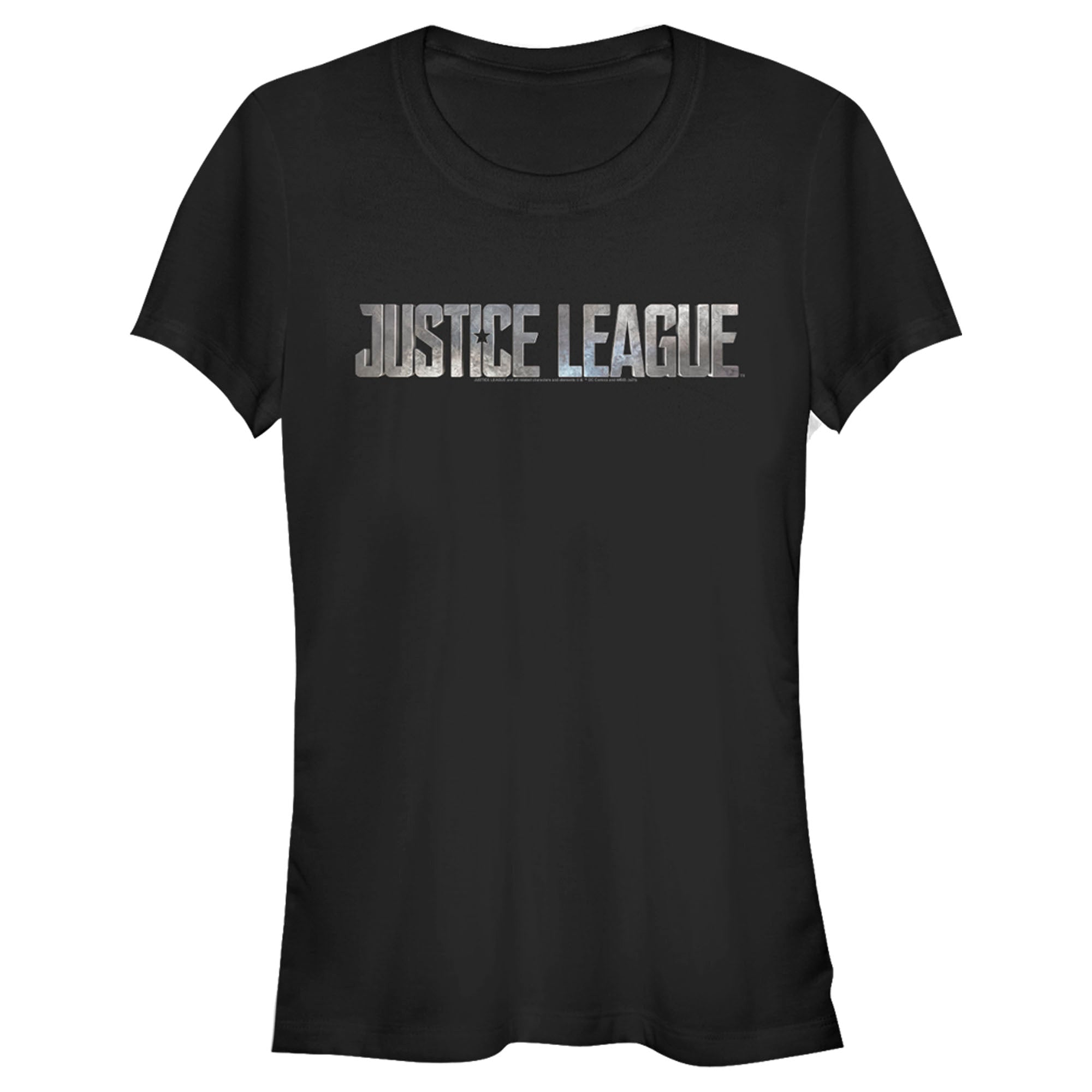 Zack Snyder Justice League Junior’S Small Stone Logo  T-Shirt