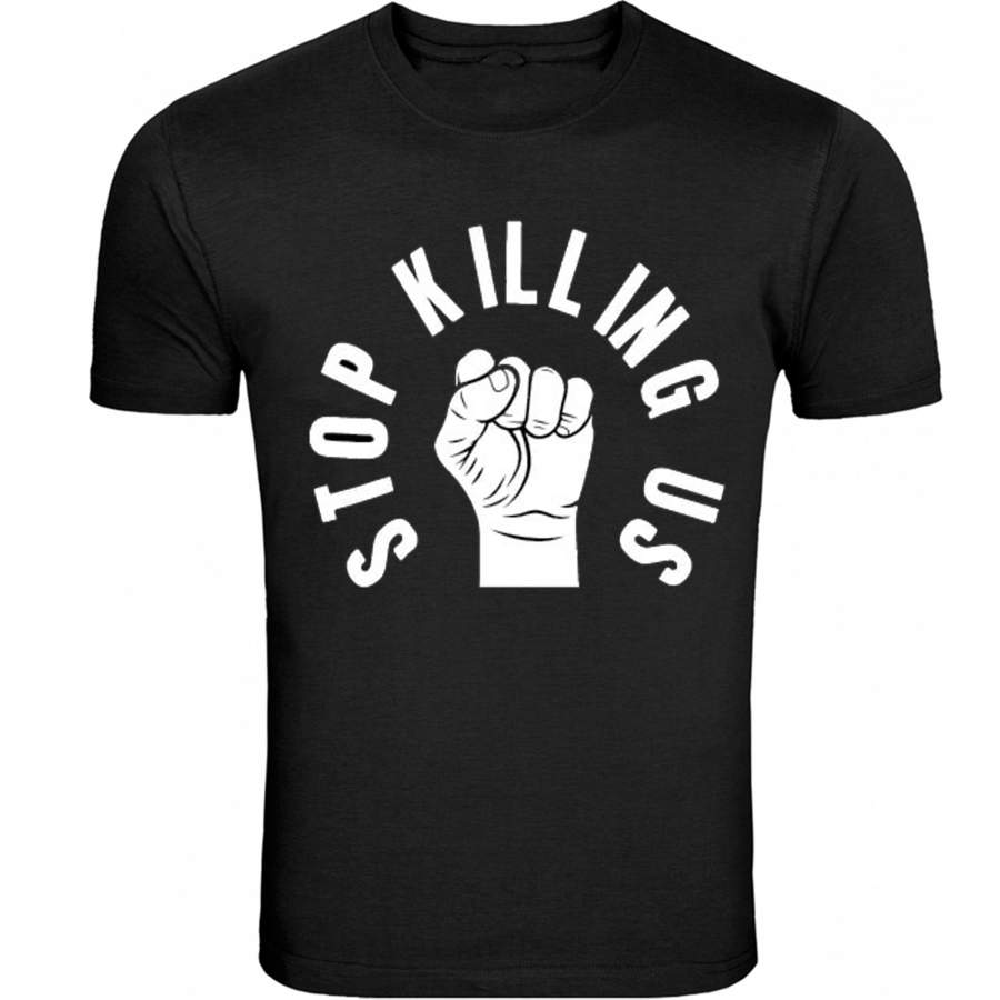 Stop Killing Us , I CANT BREATHE black Lives matter support  Tee T-Shirt S-5XL