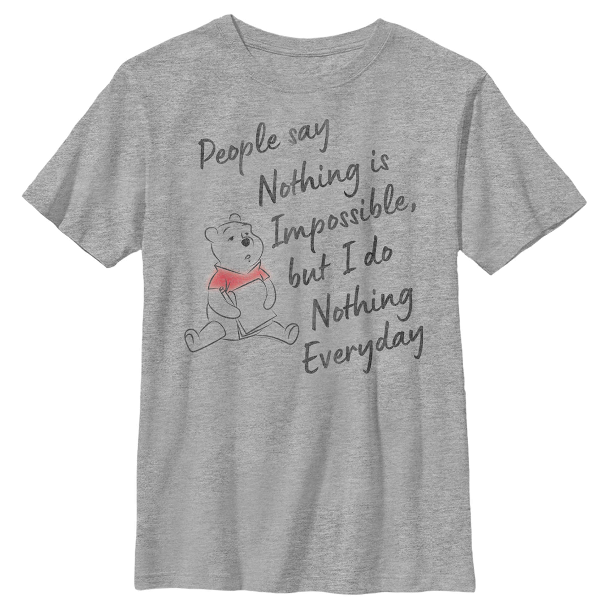 Boy’S Winnie The Pooh I Do Nothing Everyday T-Shirt