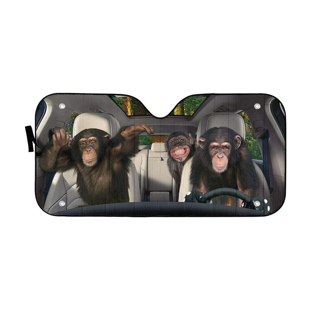 Gearhumans 3D Monkey King Custom Car Auto Sunshade