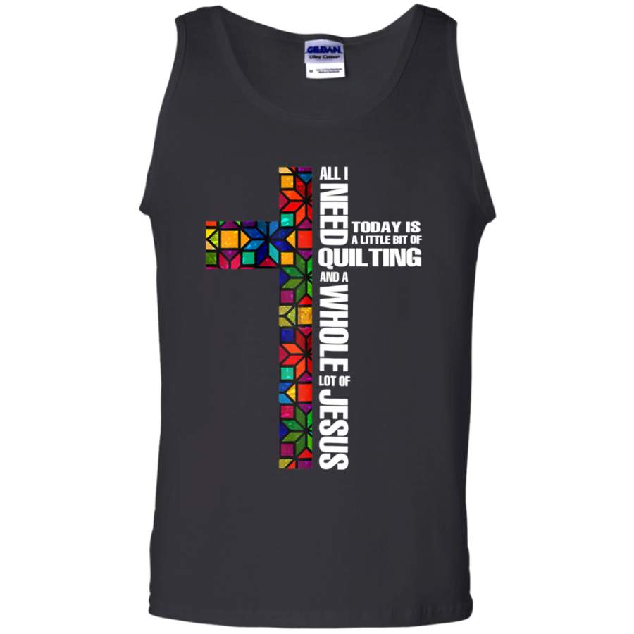 AGR Quilting And A Whole Lot Of Jesus Unisex Tank Top