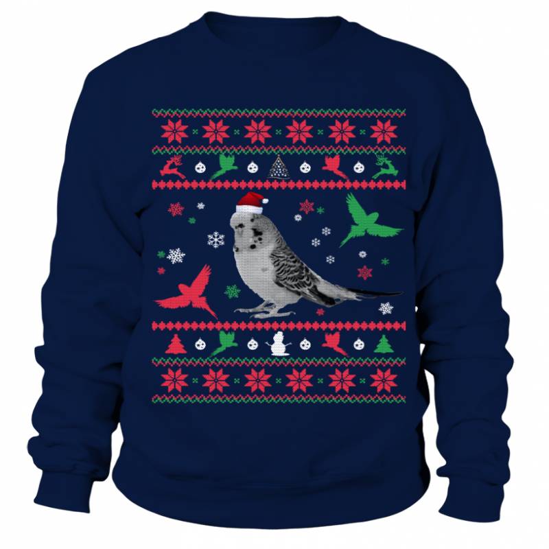 Budgerigar Ugly Christmas Sweater – Tee T shirts C-2BIB3