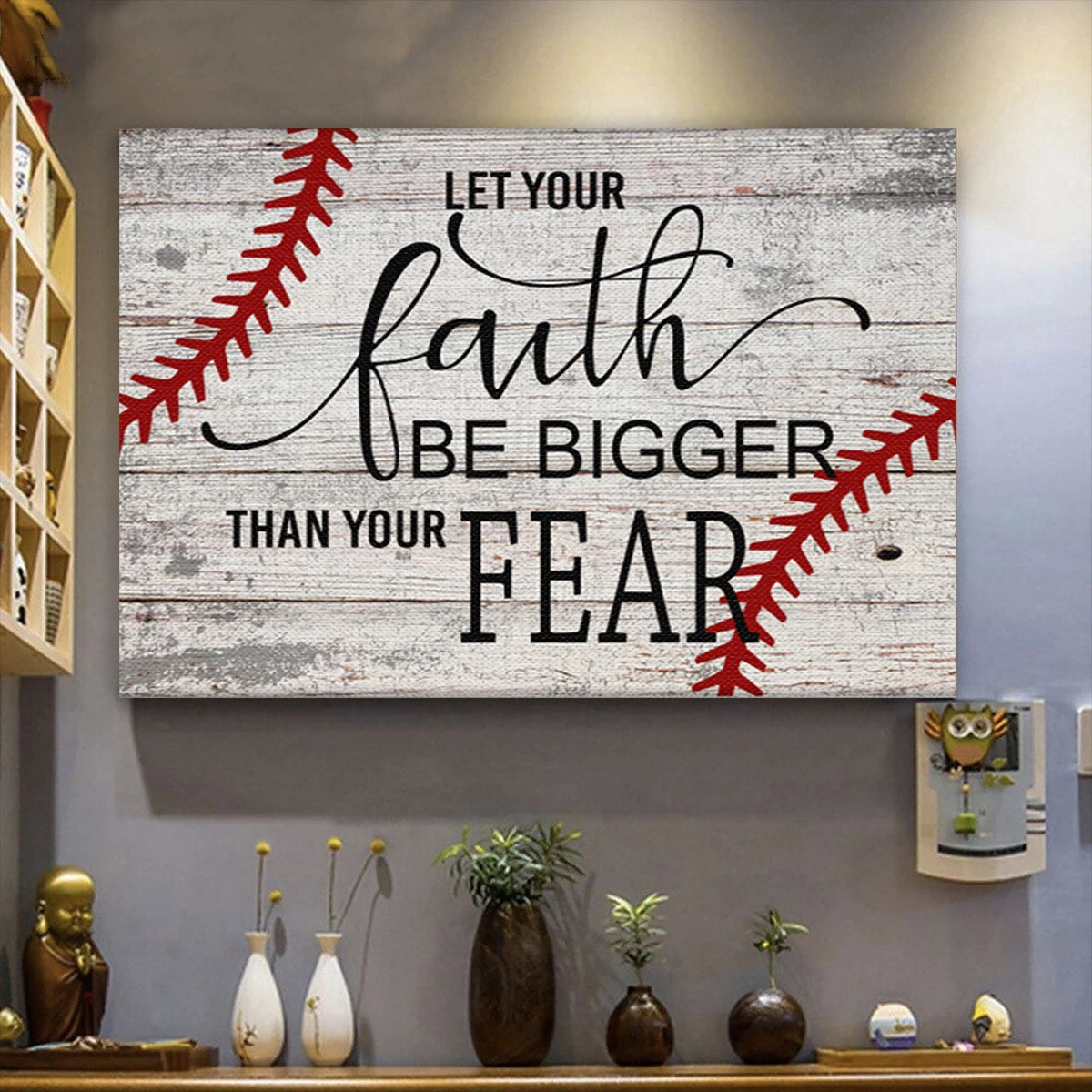 Baseball Premium Wall Art Canvas