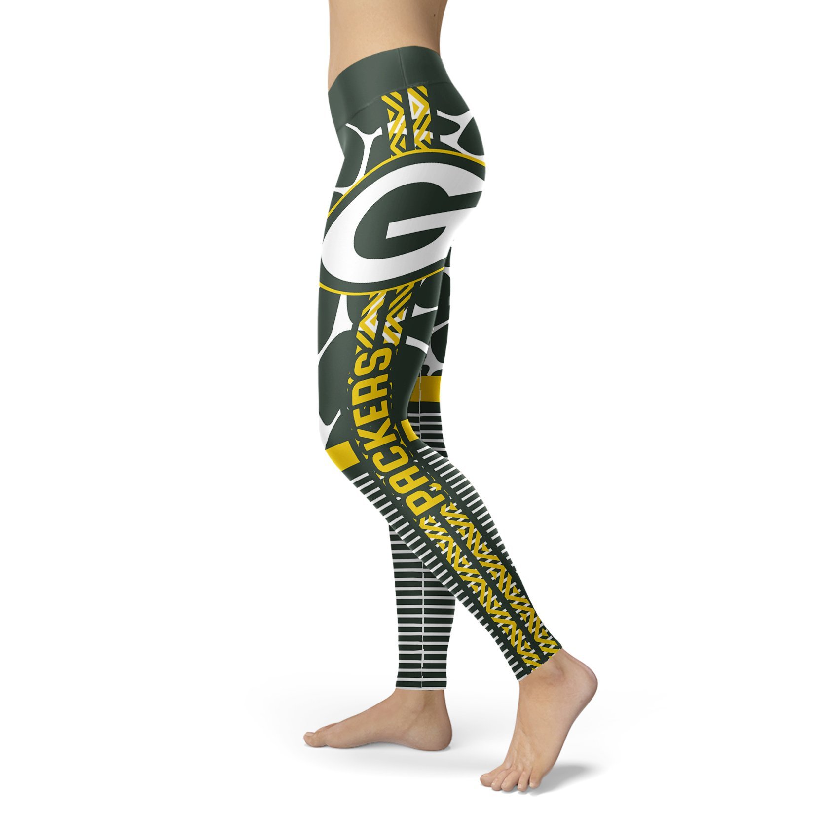 Awesome Light Attractive Green Bay Packers Leggings