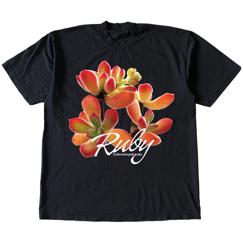 Ruby Plant Tee Shirt Outfit