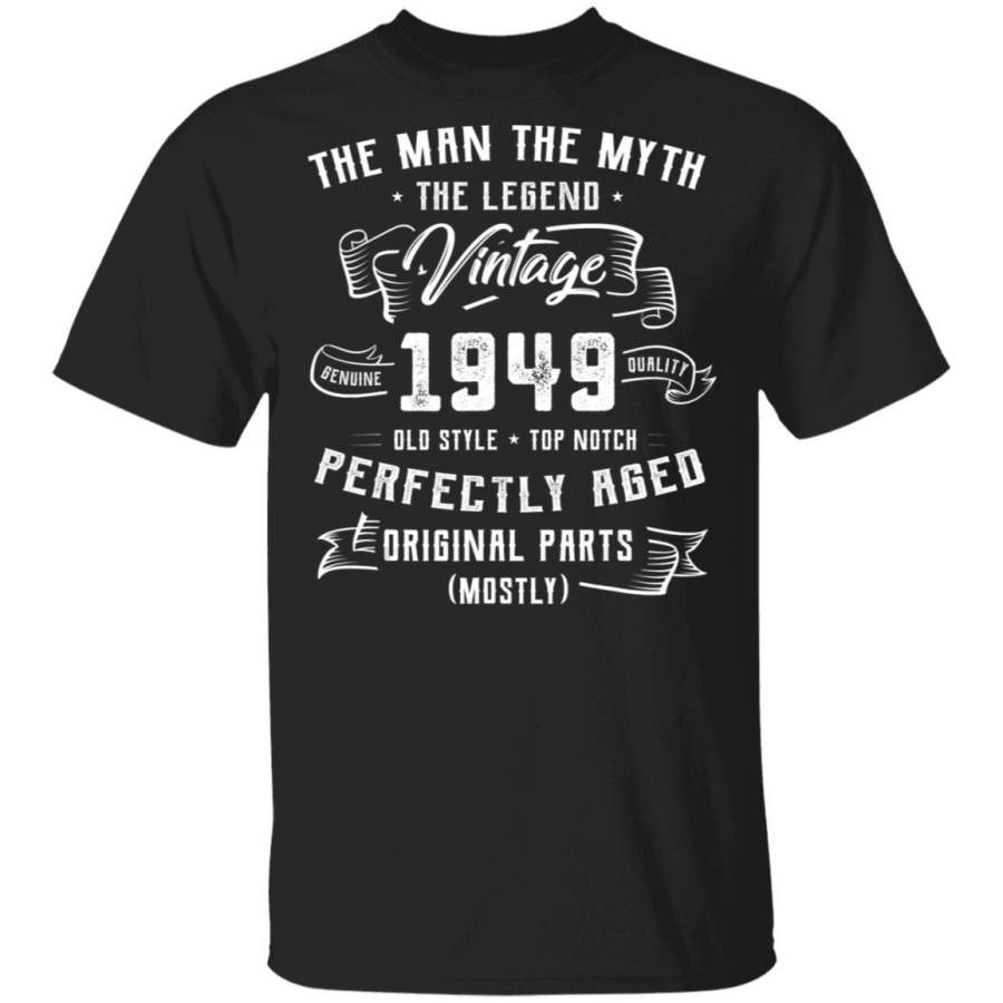 1949 The Man Myth Legend 70 Years Old 70th Birthday A4 Coffee Mug Unisex Men Women Tshirt