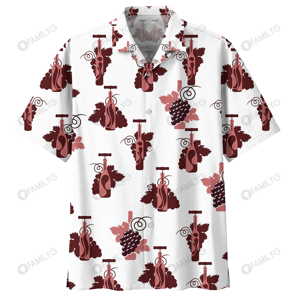 Wine Shirt – Grape Wine Improves With Age. The Older I Get, The Better I Like It Hawaiian Shirt Summer Hawaiian For Men, Women, Couple