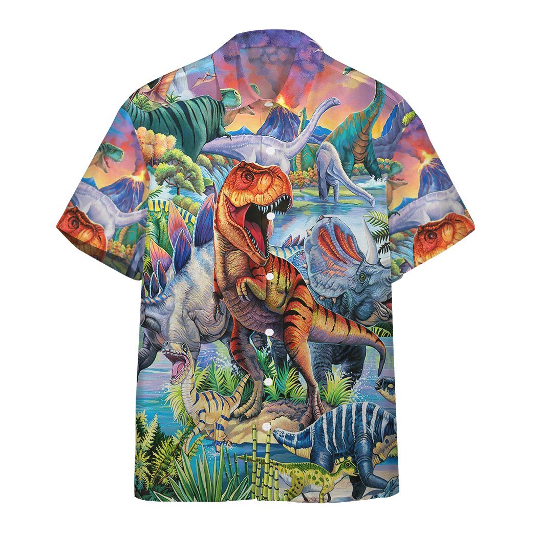 Dinosaurs World All Over Printed Hawaiian Shirt Ha37257