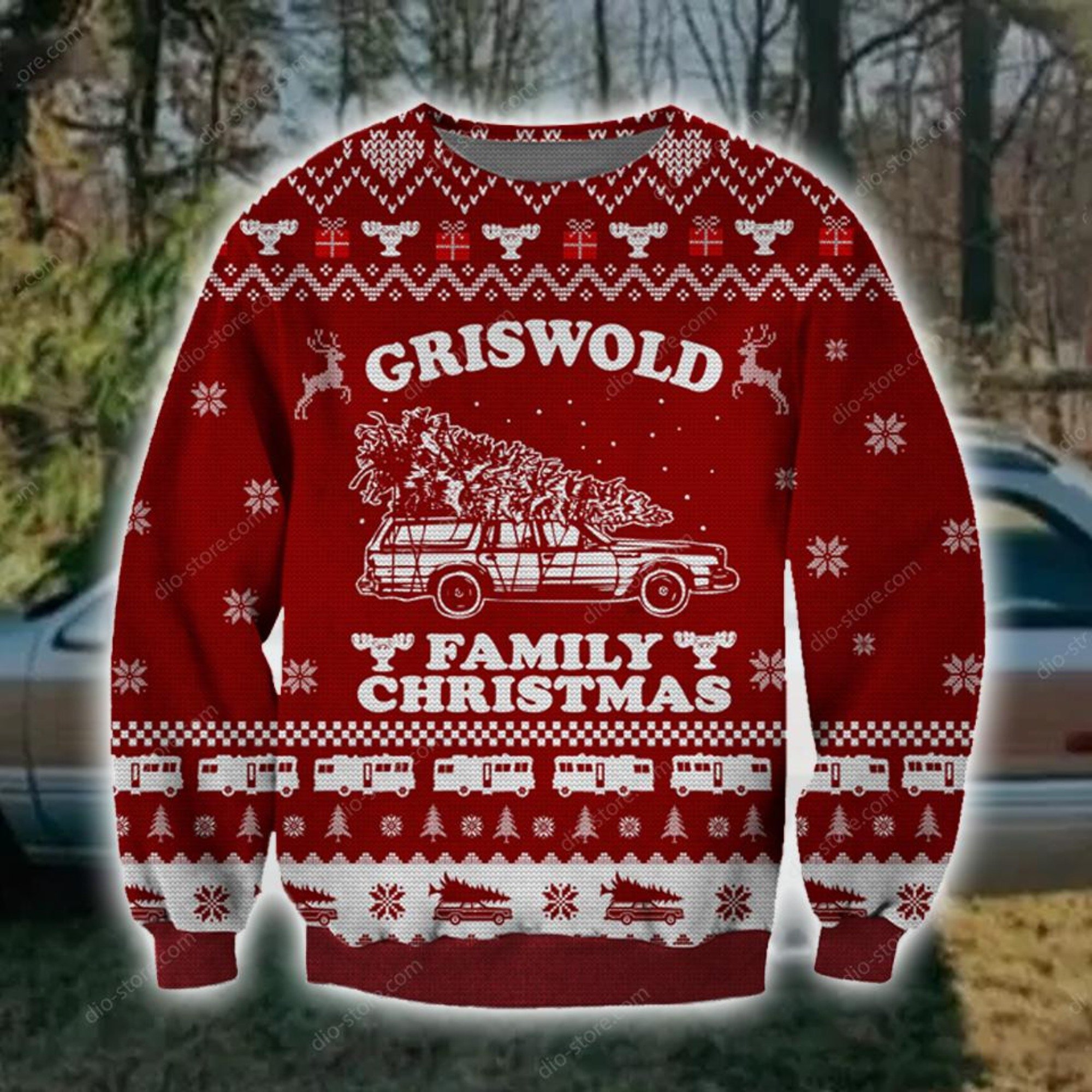 Griswold Family Christmas Knitting Pattern 3D Print Ugly Christmas Sweater 2023 Hoodie All Over Printed Cint10699