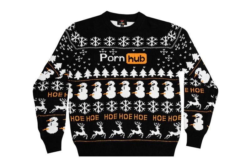 Pornhub Hoe Hoe Full Printing Christmas Sweater