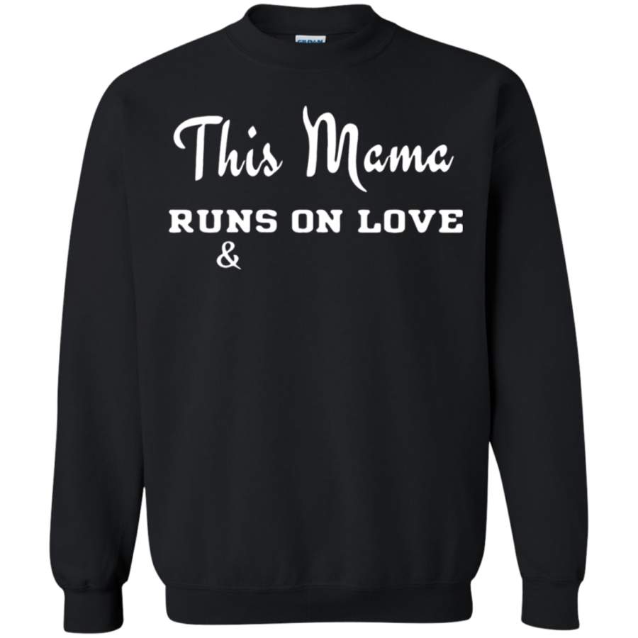 AGR This Mama Runs On Love And Dr Pepper Sweatshirt