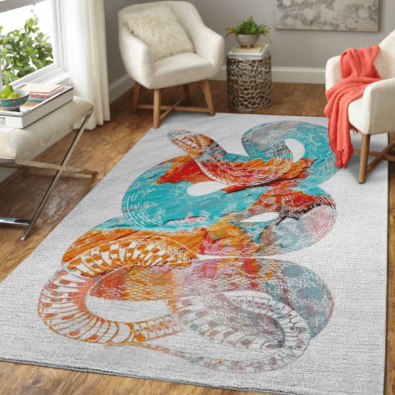 snake – Animals Of Colour Area Rug Carpet