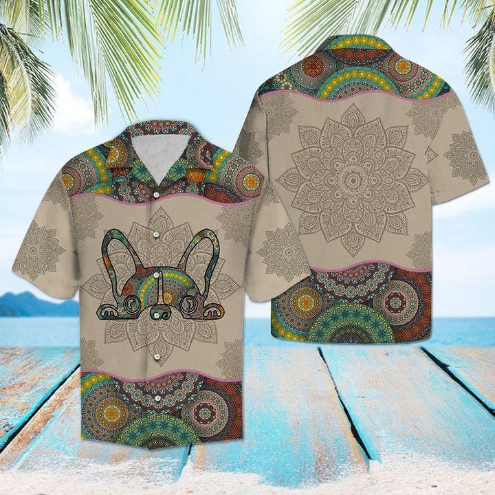 French Bulldog Mandala Aloha Hawaii Shirts For Men Women Ha98332