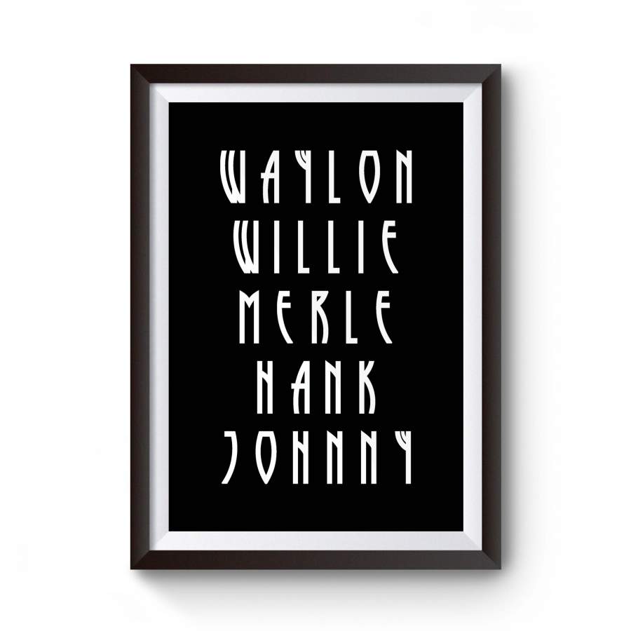 Waylon Jennings Willie Nelson Merle Haggard Hank Williams Jr 3 Johnny ...