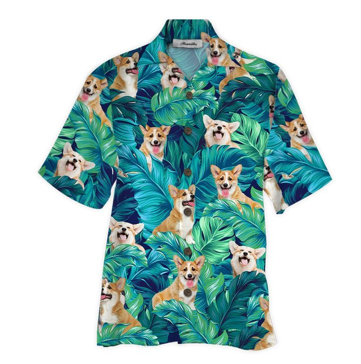 Corgi Hawaii Shirt Ha24659