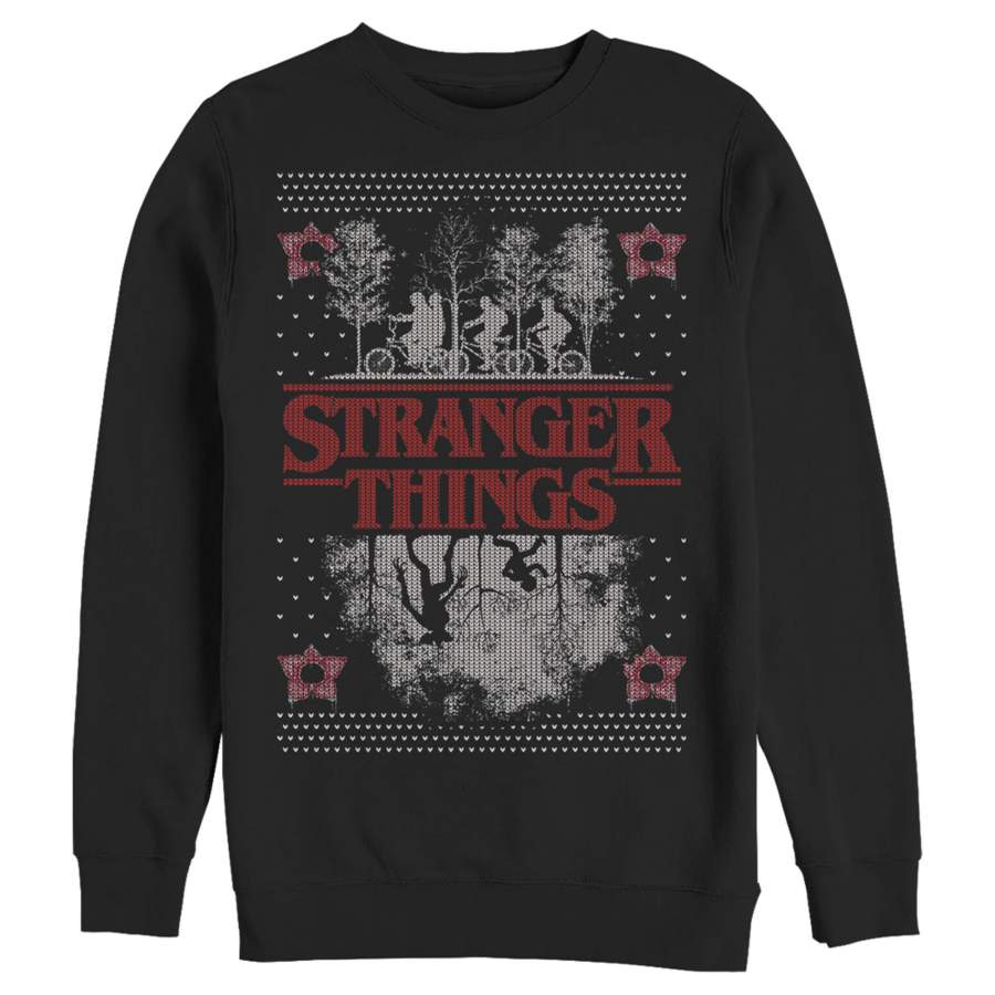 Stranger Things Men’s Ugly Christmas Style  Sweatshirt