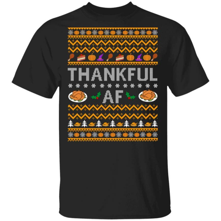 Thankful AF Christmas Sweater