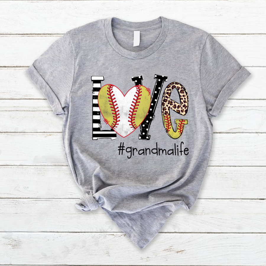 Love Grandma Baseball T-Shirt