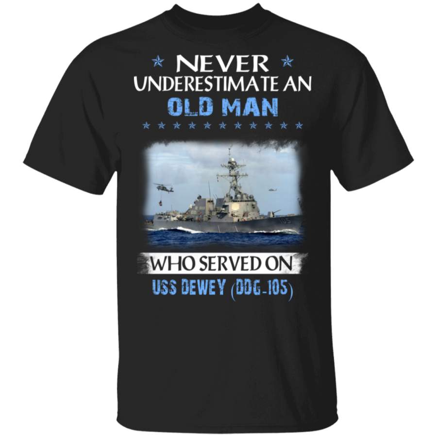 USS Dewey DDG-105 Veterans Day Christmas Gift T-Shirt